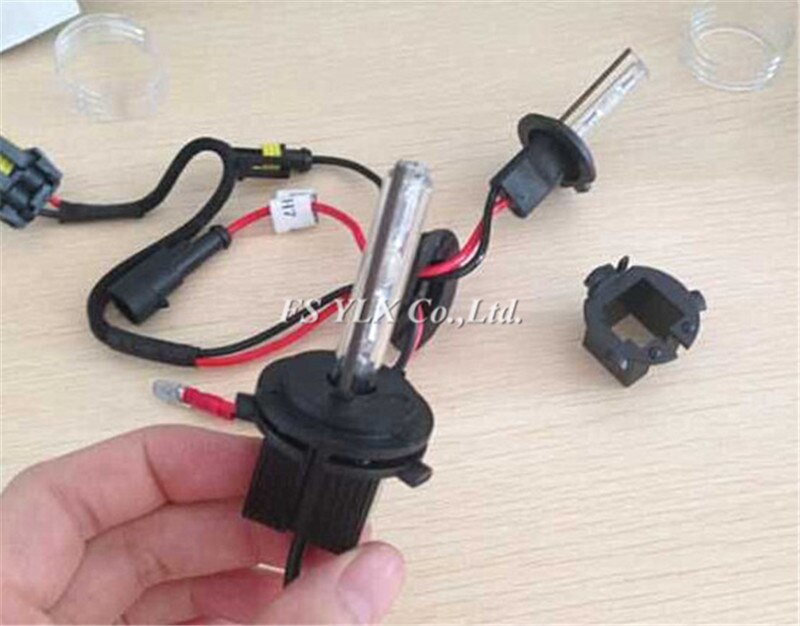 Fsylx  h7 hid xenon pæreholder adapter  h7 xenon hid frontlys pæreholder base for hyundai santa fe starex hid  h7 socket adapter