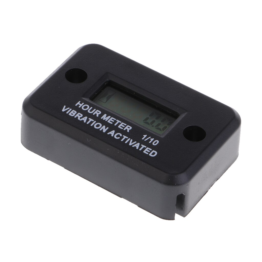 Digital LCD Display Vibration Hour Meter For Motor ATV Motocross