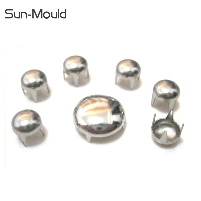 leathe shoes bag round flat rivet Sliver Black Bronze gold rivet screw rivets accessories decoration 500pcs/lot