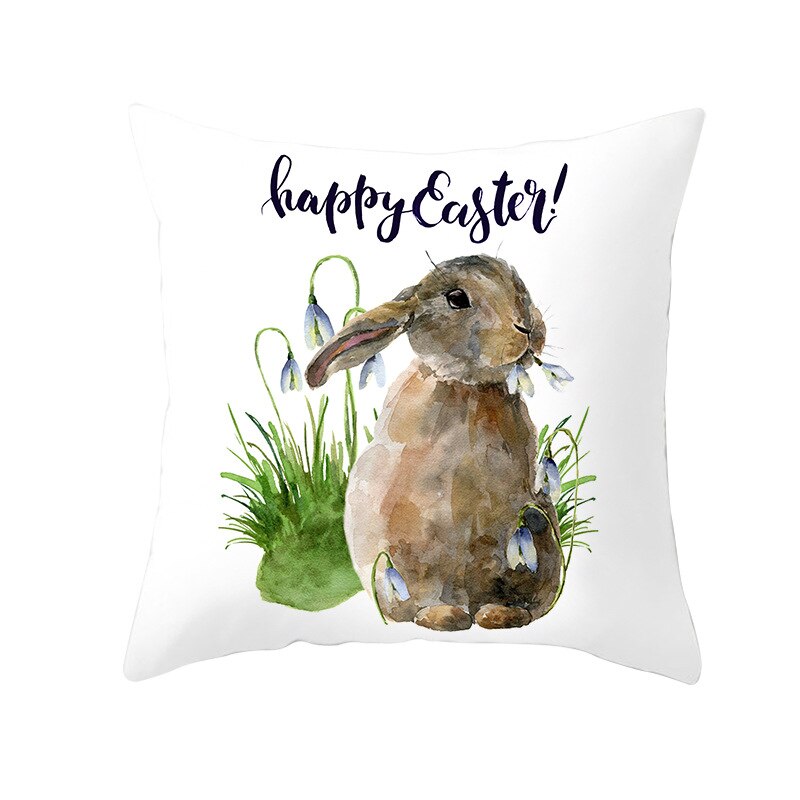 Kids Kussensloop Brief Kussenhoes 45*45 Sierkussen Covers Decor Kussens Bank Polyester Bloemen Home Decor Kussenslopen: 4