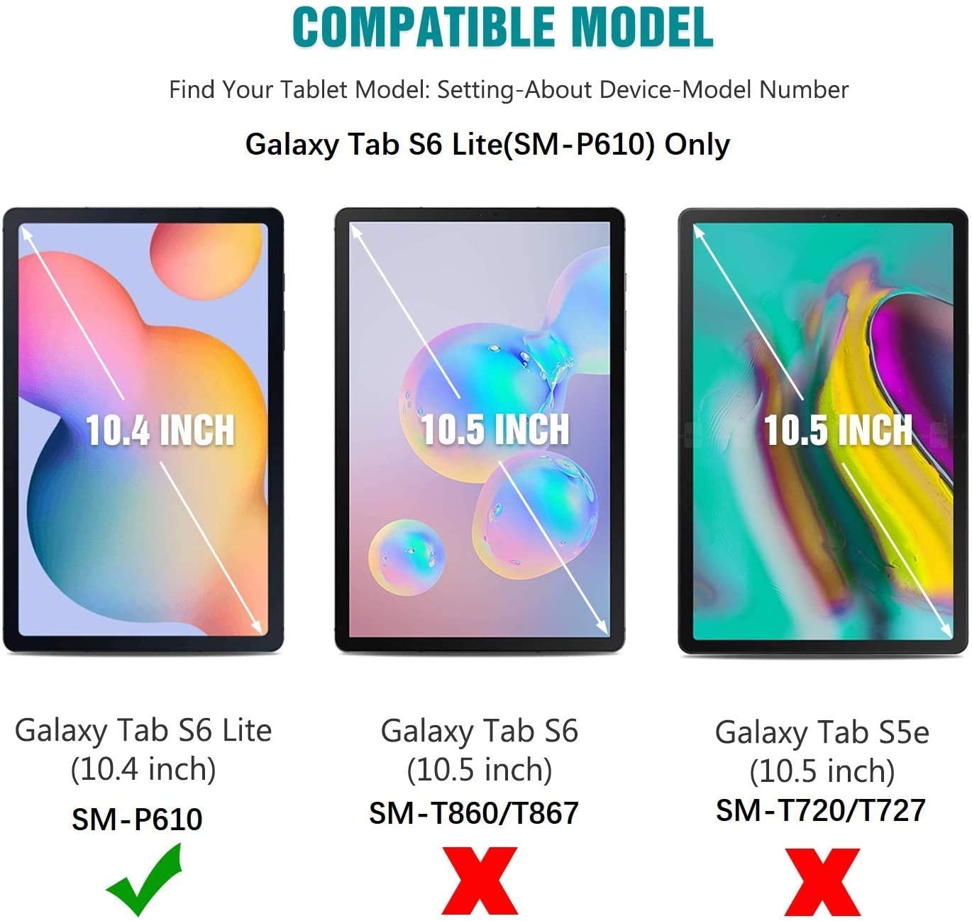 2 szt Tablet szkło hartowane Screen Protector Cover dla Samsung Galaxy Tab S6 Lite P610/P615 10.4 calowy ekran przeciwwybuchowy