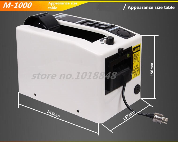 NSA Automatic packing tape dispenser M1000 Tape adhesive cutting cutter machine 220V Packing equipment adhesive tape sectional