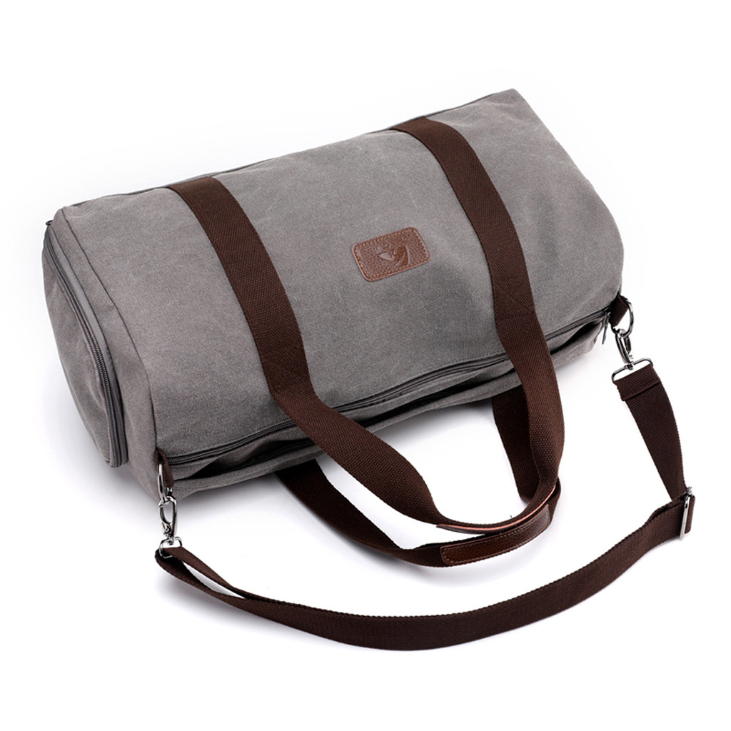 Aelicy sacos de desporto de viagem dos homens luz bagagem negócios lona bolsa feminina ao ar livre duffel fim de semana crossbody bolsa ombro pacote