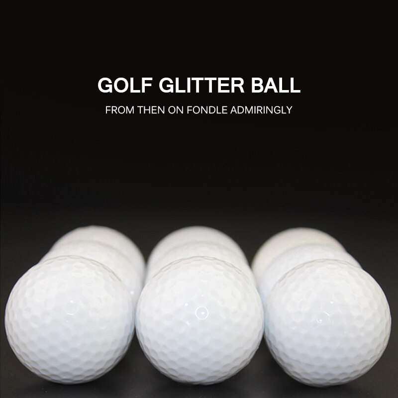 Bola de golfe luminosa de alta qualidade desgastar-resistente à noite escura esporte prática equipamentos de treinamento portátil led eletrônico bola de golfe