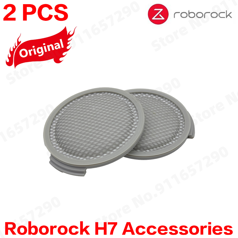 Original Roborock H7 Dust Box HEPA Filter Spare Parts Mace Plus Dustbin Cyclone Assembly Module Red Accessories: Beige
