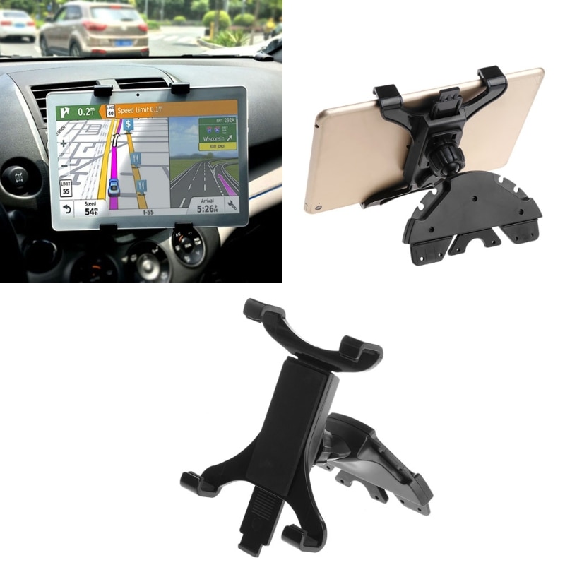Auto cd-sleuf houder standaard voor ipad 7 to 11 inch tablet pc samsung galaxy tab