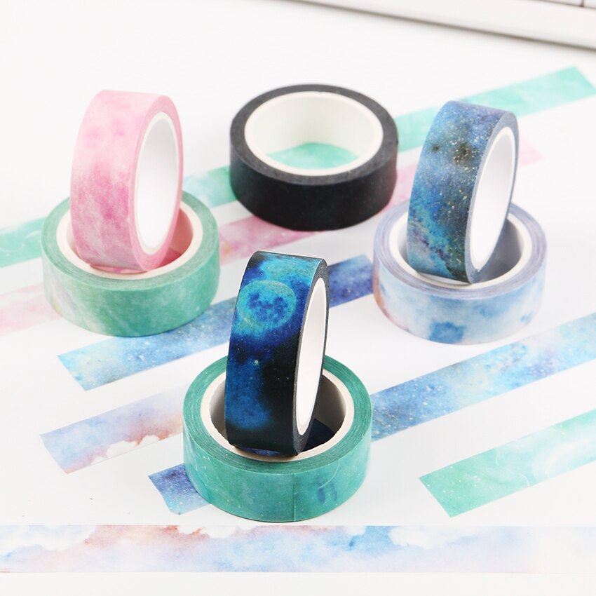 Jeugd Fantastische Droom Aquarel Decoratie Papier Washi Tape Diy Dagboek Planner Plakboek Afplakband 7 Stijlen