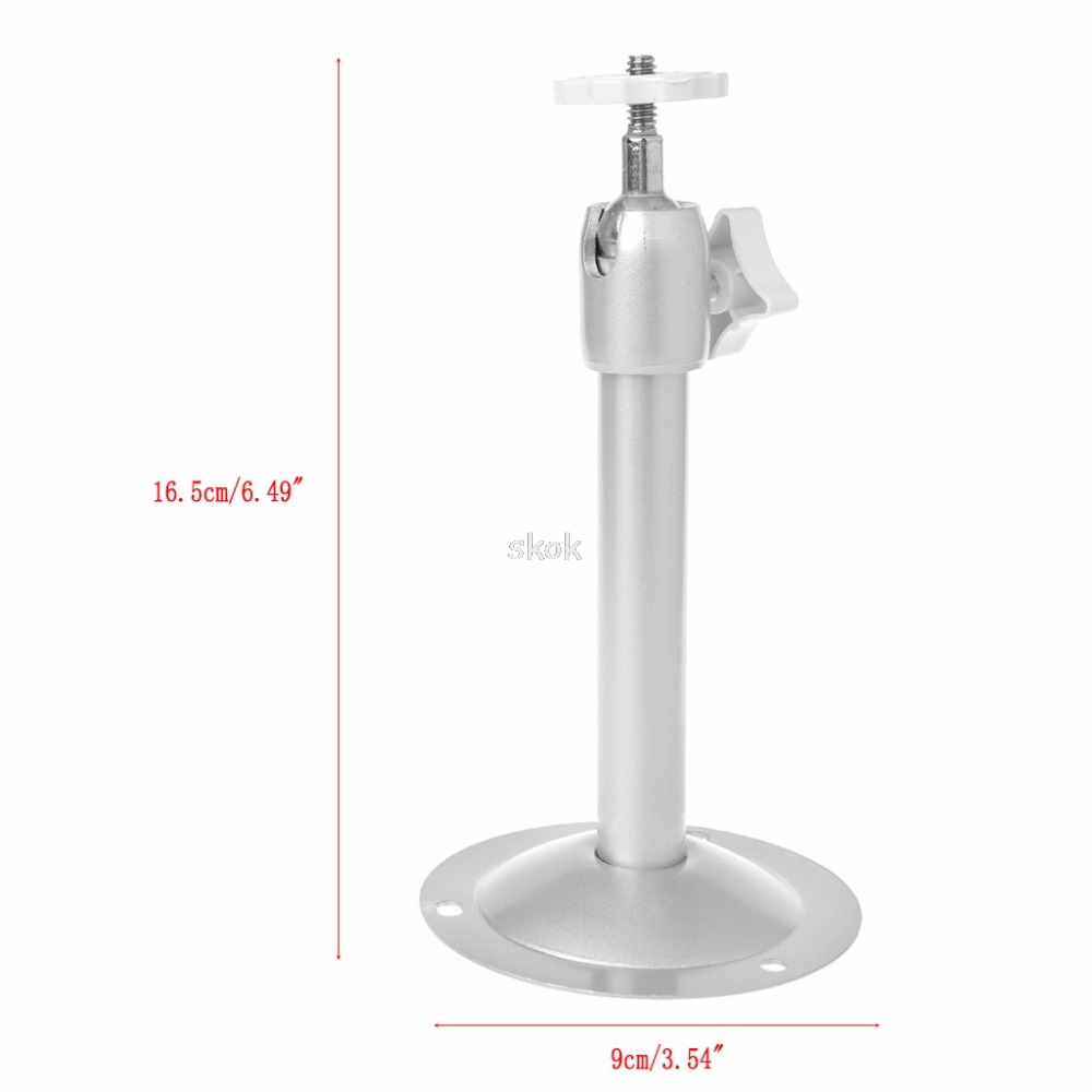 360 Degree Adjustable Projector Ceiling Mount Stand Wall Projector Bracket Metal