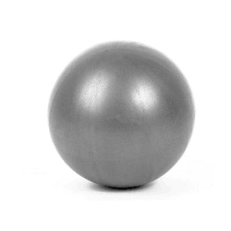 Mini Yoga Pilates Ball Explosion-proof Pvc Fitball for Stability Exercise Training Gym Anti Burst&slip Resistant Straw 25cm: 25CM GREY