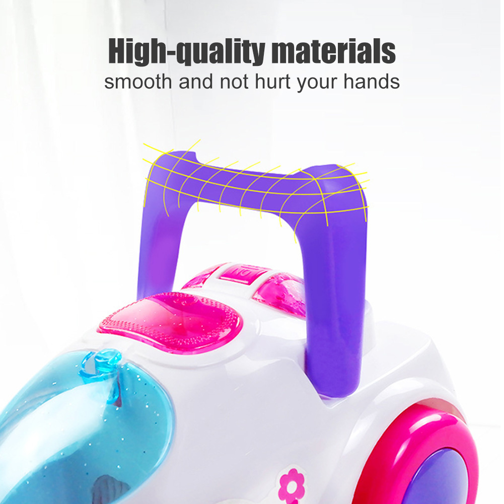 Electric Kids Realistic Simulation Educational Toys Role Play Battery Powered Lightweight WIth Light Sound Vacuum Cleaner