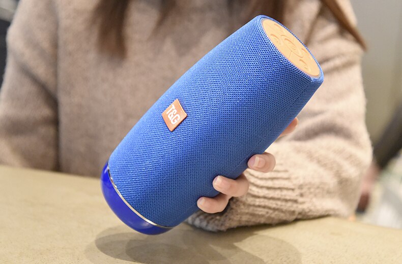 TG108 Stereo Wireless Bluetooth Outdoor Portable Card Fabric Audio Radio Subwoofer Speaker