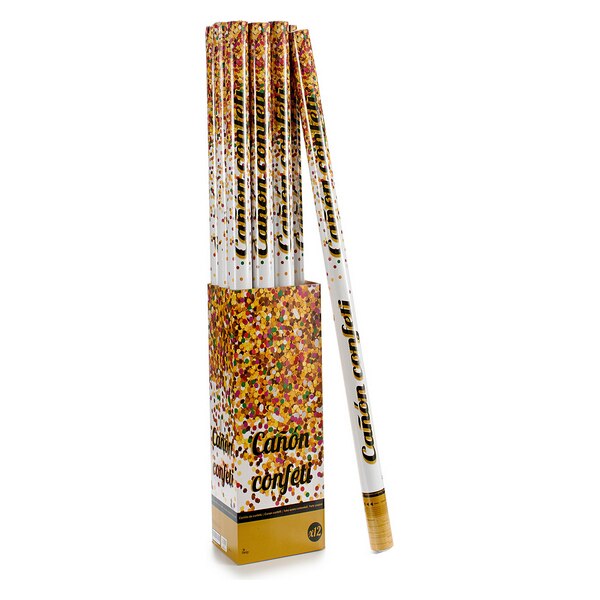 Mini konfetti Kanon Silver 10.3cm 3-pack