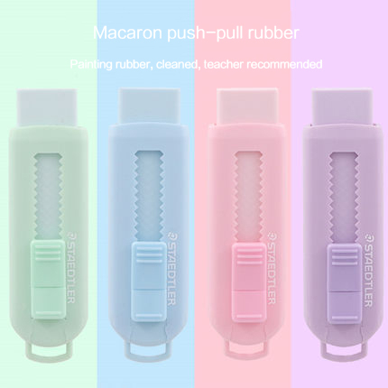 1pcs Germany STAEDTLER Push-pull Eraser Erase Clean Safety and Environmental Protection Light Color Series stufent stationery