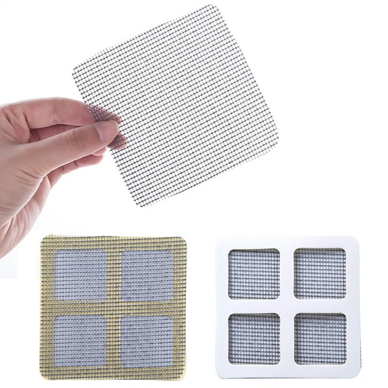 3/6Pcs Screen Window Repair Stickers Fastening Window Repairs Household Anti-Mosquito Fly Net Repair Window Screen Grid Stickers