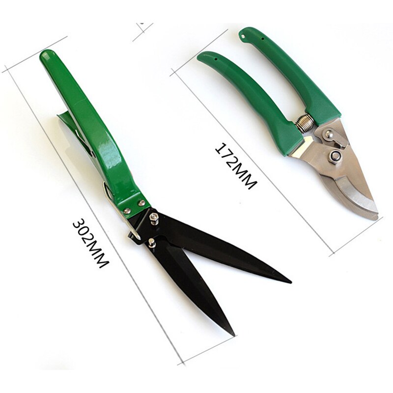 10pcs Garden Tools Case Anti-rust Lightweight Garden Tool Set Gardening Supplies Garden Tool Kit for Clipping Weeding Digging