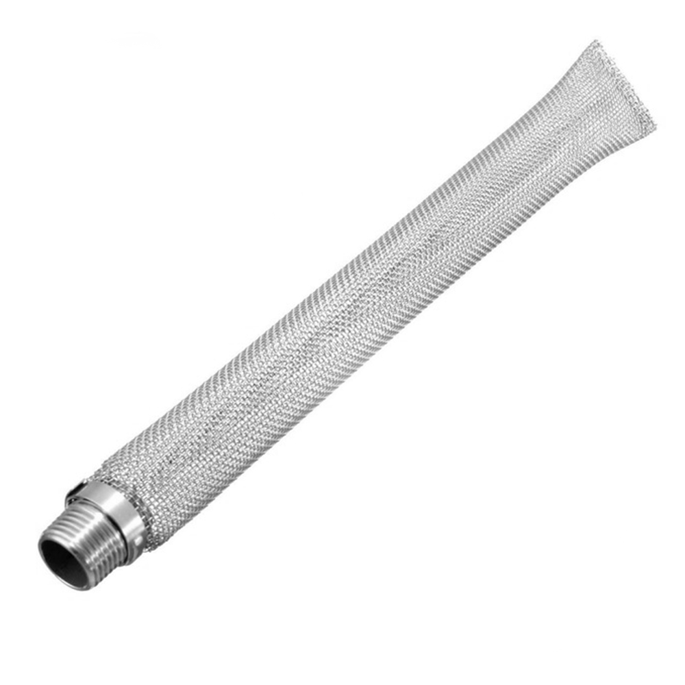 Återanvändbar tråd tråd vinverktyg sil filter öl filter multifunktion hembryggning bazooka skärm rostfritt stål tapp ansluta: 12 tum
