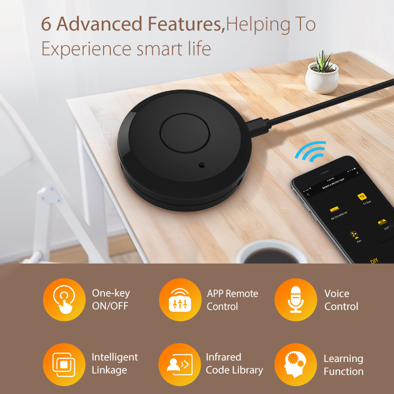 Avatto Wifi Ir Afstandsbediening, Smart Universele 2.4G Remote Voice Control Met Alexa, google Home Infrarood Smart Home Automation