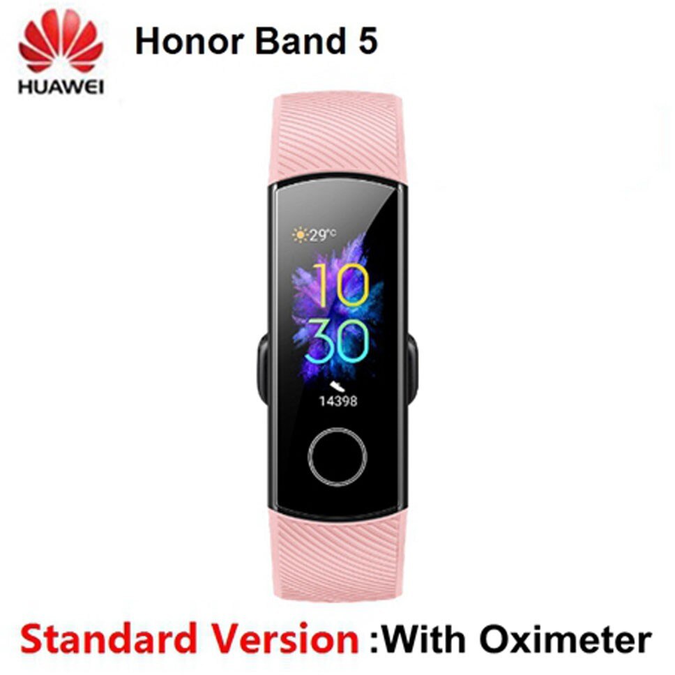 Original Globale Huawei Honor Clever Band 5 berühren Farbe Bildschirm Clever Armbinde Wasserdicht Herz Bewertung Tracker Uhr Für Android IOS