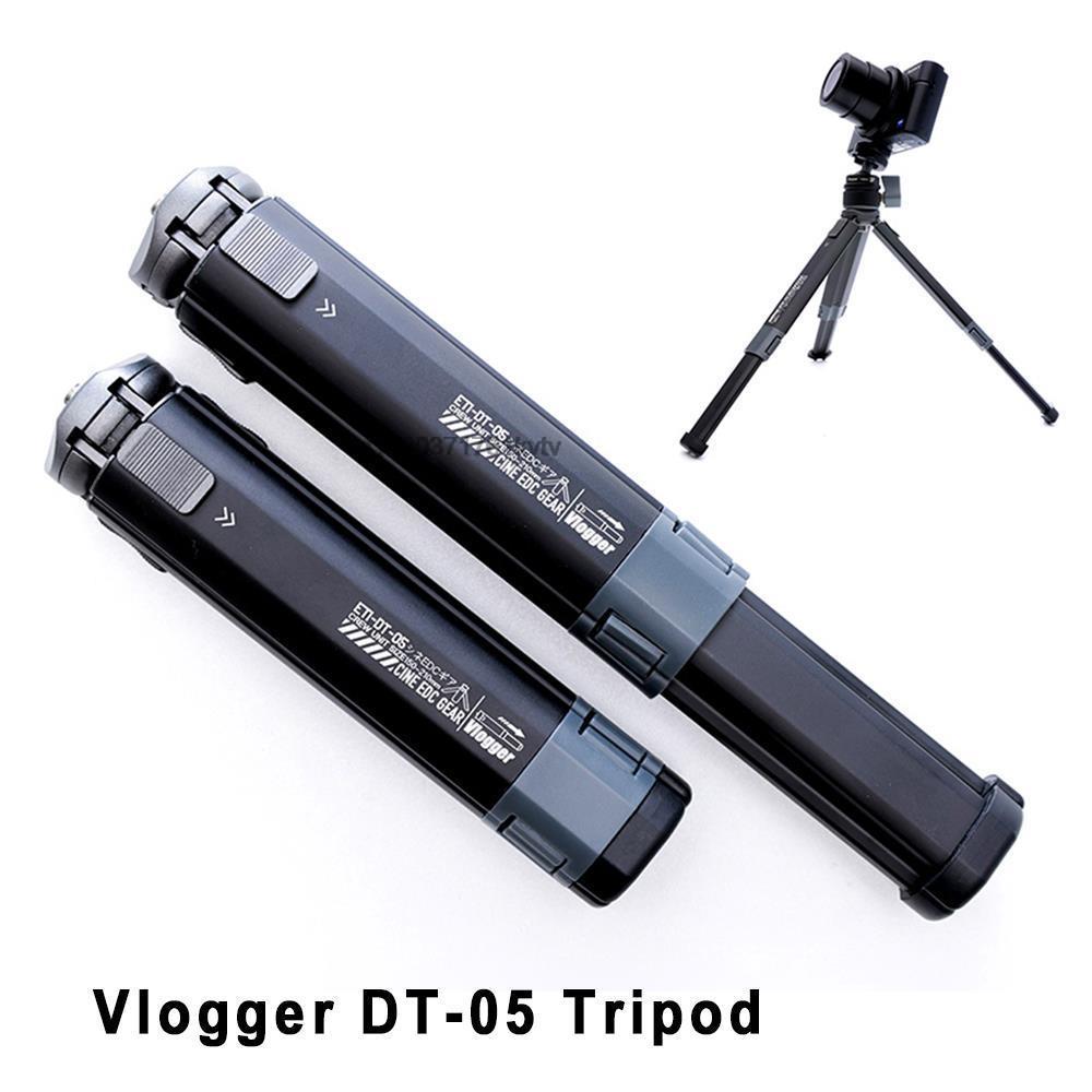 Vlogger DT-05 Mini Statief Beugel Aluminium Universele 1/4 &quot;Schroef Telescopische Statief Voor Telefoons Dslr Mirrorless Camera &#39;S