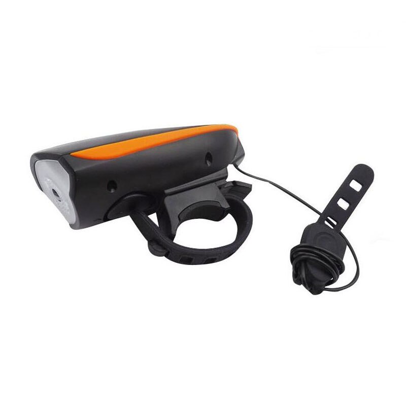 Vélo USB charge lampe de poche vélo klaxon lumière phare trois Flash modèles 1200 MAh vélo corne IP44 lumière LED waterproof: 3