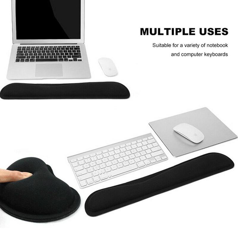 Memory Foam Keyboard Wrist Rest Pad Hand Computer Memory Foam Set Comfort Rest Support Cushion For Office