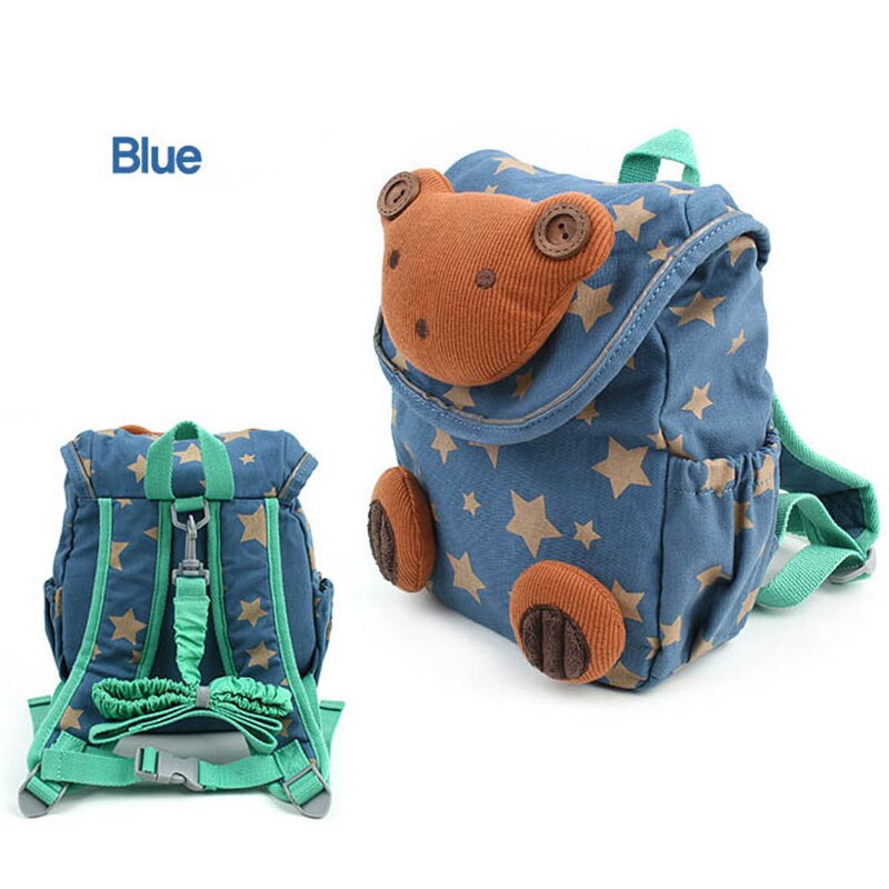 Mochila escolar de estilo Animal para niños y niñas, bonita mochila de felpa de conejo 3d con cordón, bolso escolar para guardería,