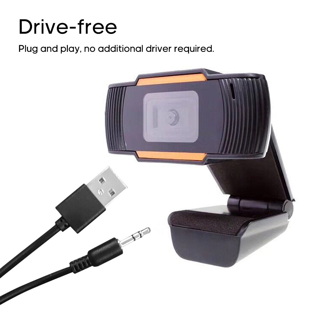 Webcam 720P HD USB Web Cam Computer Camera Video with Microphone for computer PC Laptop Online Studying Meeting Calling