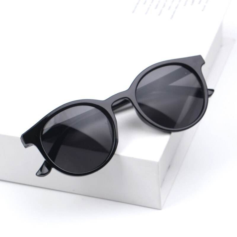 Children's Sunglasses Trendy Baby Round Frame Sunglasses Personality Boys And Girls Anti-uv Glasses Protection Eye: 1