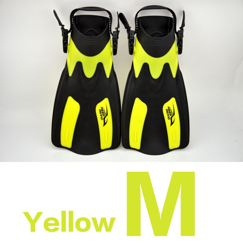 KEEP DIVING Adult Snorkeling Diving Swimming Fins Trek Diver Swimming Foot Flipper Diving Fins Snorkeling Flippers: Yellow M