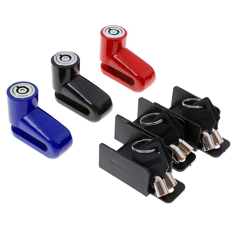 1 Pcs Anti Theft Disk Disc Brake Rotor Lock For Scooter Bike Safety Lock For Outdoor Motorcycle Bicycle Cycling Accessories