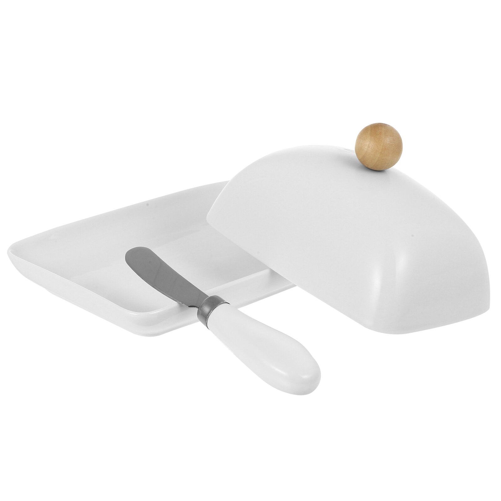 Porte-beurre en céramique, 1 ensemble, plateau à beurre avec couvercle, comptoir de cuisine