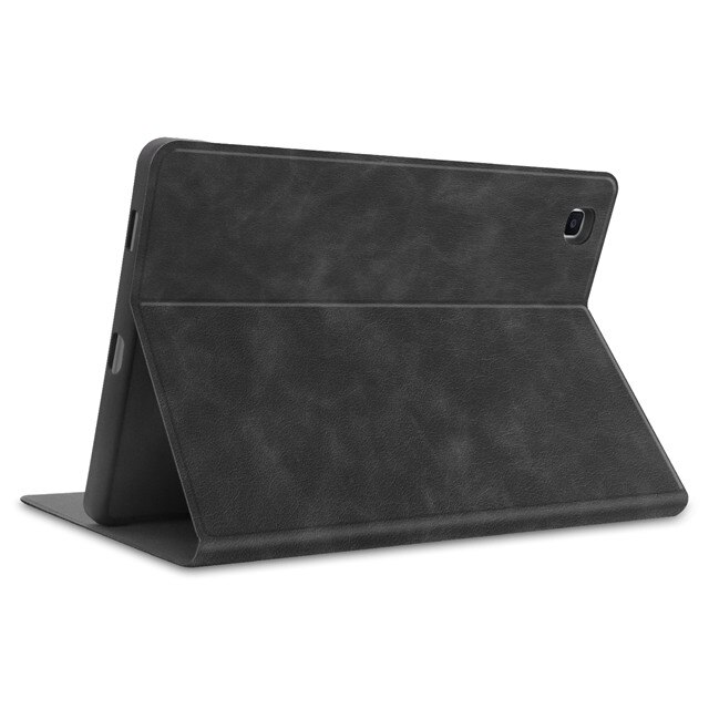 IBuyiWin Prämie Clever PU Ledertasche für Samsung Galaxis Tab S6 Lite 10,4 SM-P610/P615 10.4 "Tablette Funda abdeckung + S Stift Halfter: Schwarz
