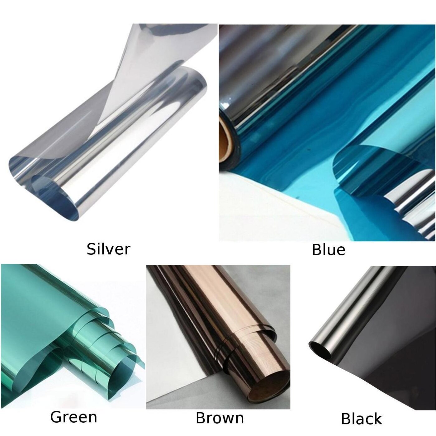 Película de aislamiento térmico para ventanas del hogar, sombreado de vidrio para balcón, protector solar, 30cm x 2m