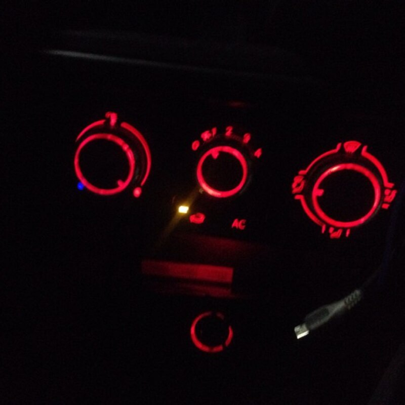 Car Accessories AC Knob Air Conditioning Heat Control Switch Knob For Volkswagen VW 2004 Aluminum Alloy 3pcs