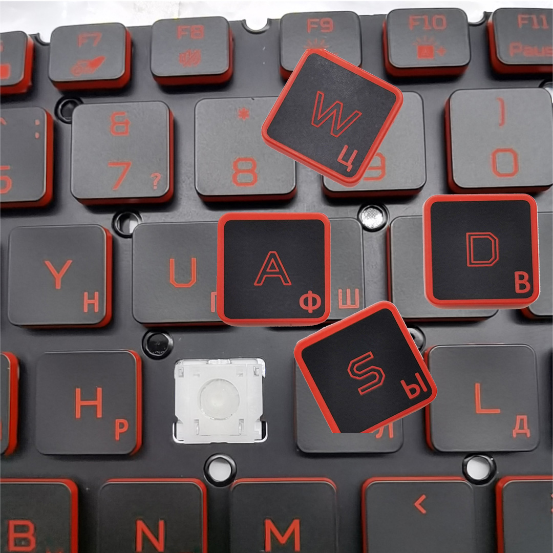 Tapa de tecla para Acer Nitro 5 AN515-51 AN515-52 AN515-53 AN515-41 AN515-31 tijera retenedor Clip bisagra botón teclado