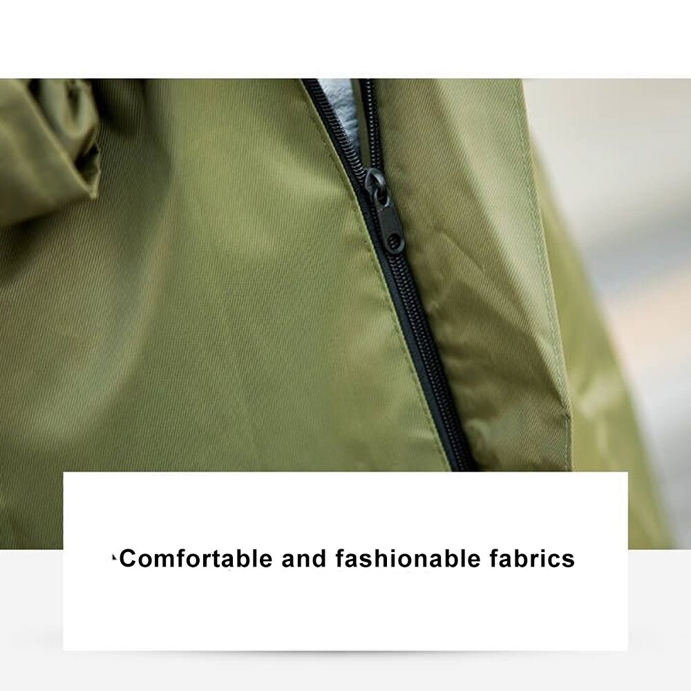 KoKoBin Canvas Long Adult Raincoat Safety Labor Protection Raincoat Thickened Big Brim Oxford Cloth Poncho For Men And Women
