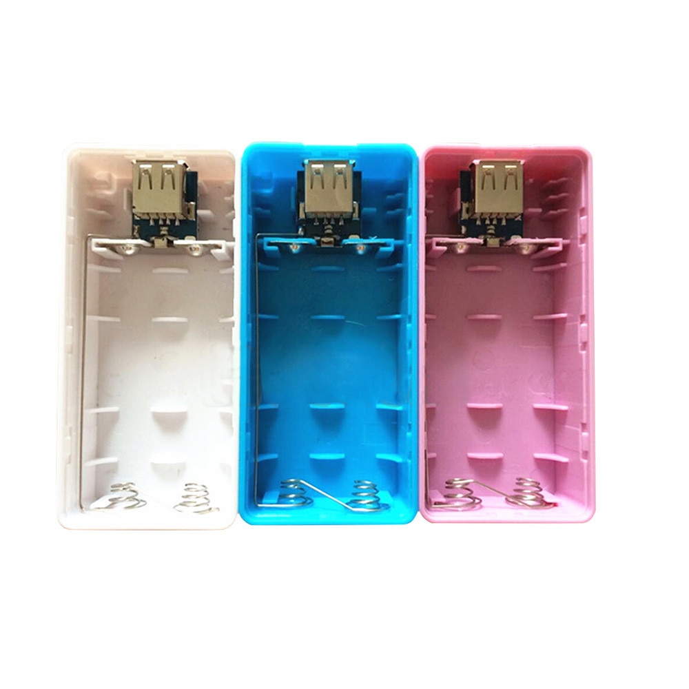 5600 Mah 2X 18650 Usb Power Bank Battery Charger Case Diy Doos Voor Iphone Sumsang Mobiele Power Bank Lader Batterij pack Case