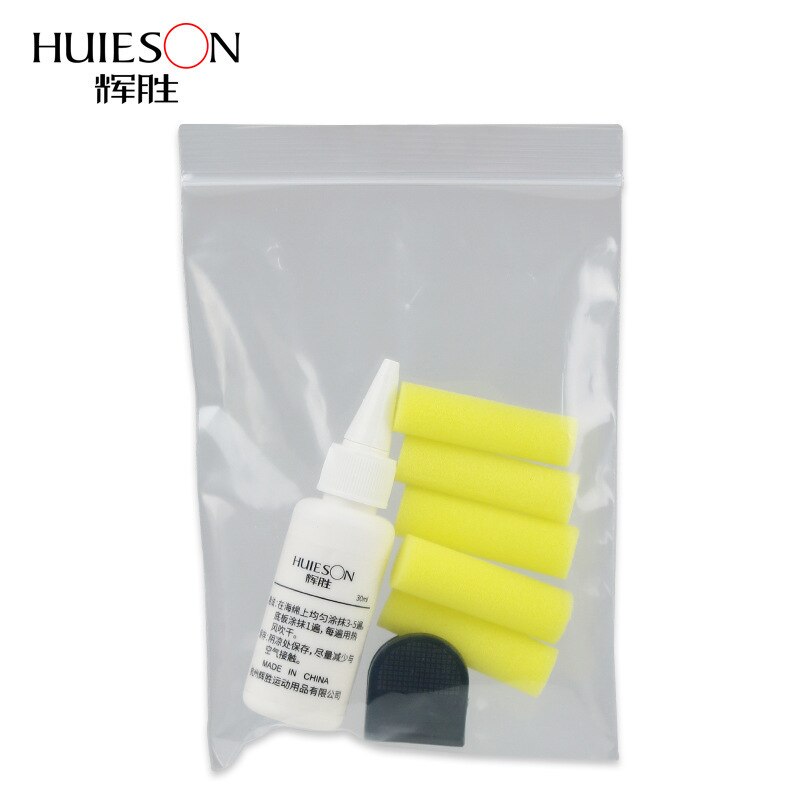 HUIESON 30ml Table Tennis Rubber Gum Inorganic Table Tennis Glue for Gumming Blade and Rubber DIY Table Tennis Racket Kit
