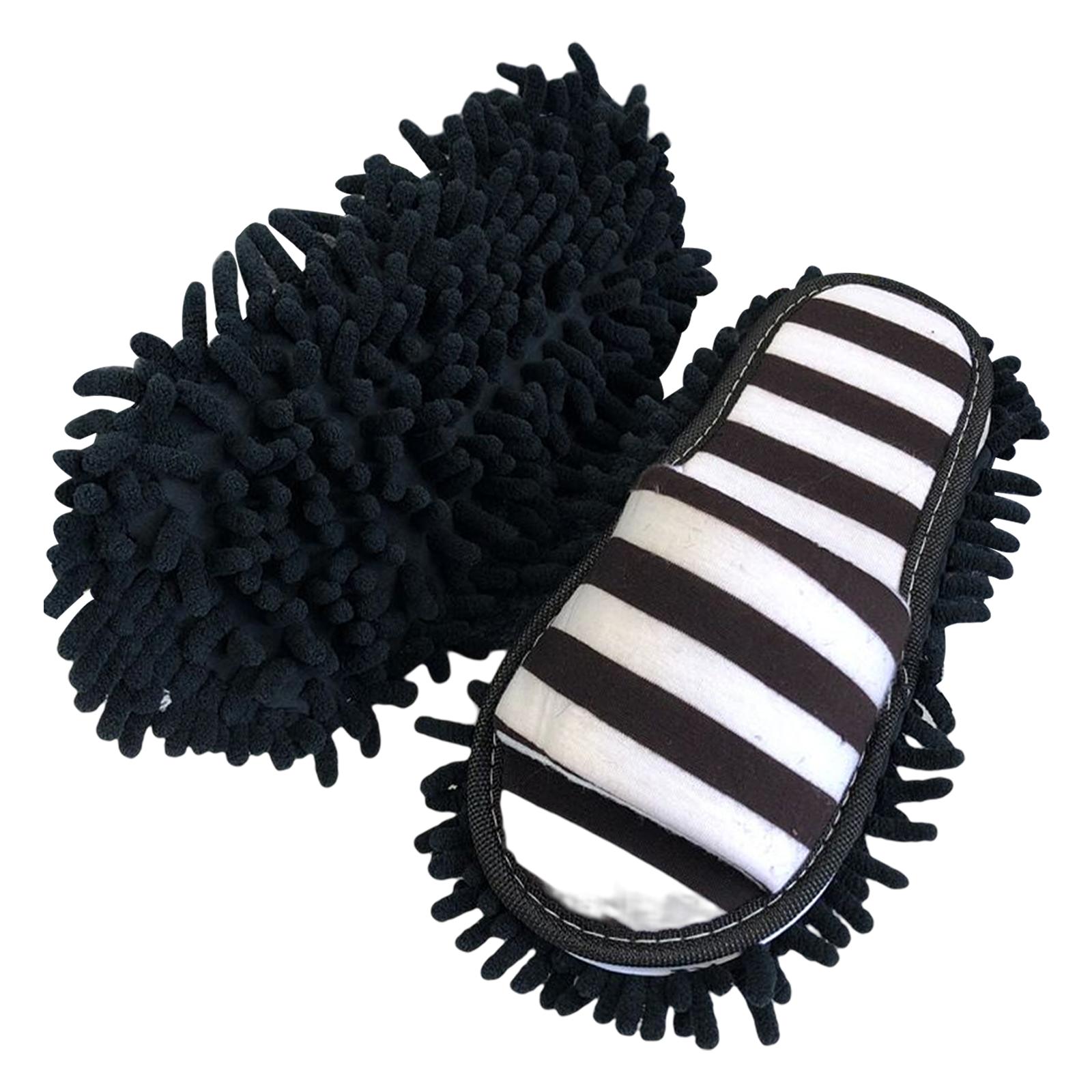 Chenille Mop Slippers, Practical Unisex Cleaning Tool for Floor Polishing Moping