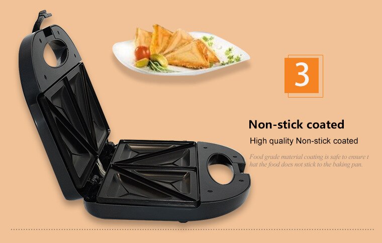Europäischen Edelstahl Tafel Sandwich Hersteller Toaster Frühstück Maschine Gegrilltes Sandwich Maschine SZJ-1604