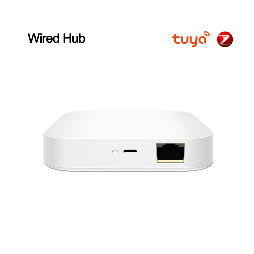 Avatto Zigbee Gateway,Tuya Smart Zigbee Hub ,Smart Leven App Afstandsbediening Smart Home Brug, werkt Met Alexa Google Thuis: Wired Gateway