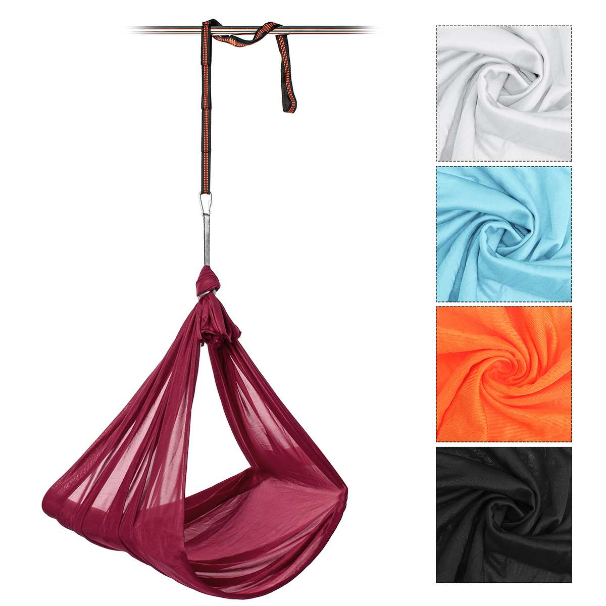 Kids Cotton Swing Hammock Children Soft Swing Hammock Cuddle Sensory Elastic Parcel Steady Seat Swings for Children Autism ADHD