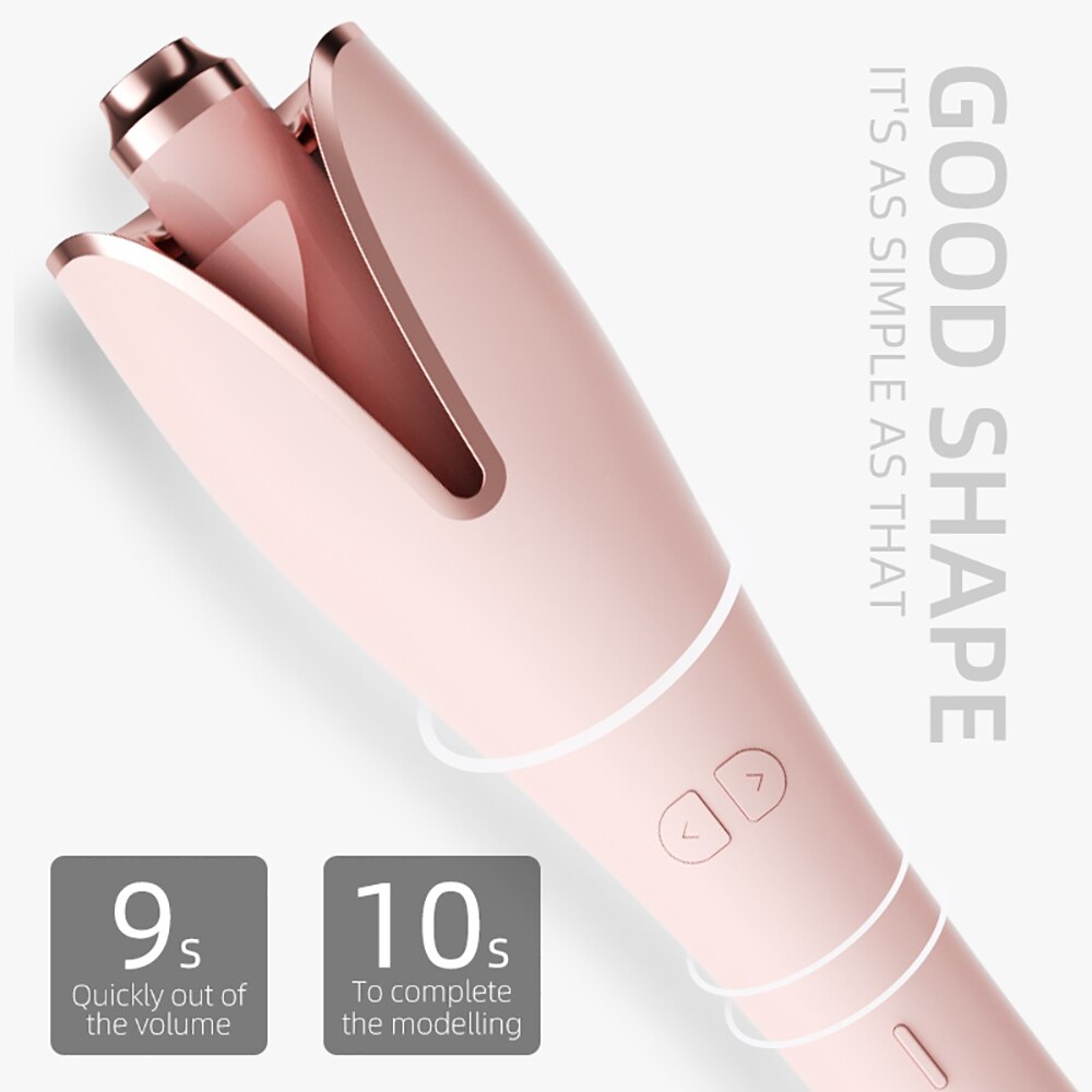 Electric Automatic Hair Curler Hair Curling Iron LCD Ceramic Rotating Hair Waver Magic Curling Wand Iron Salon Hair Styling Tool