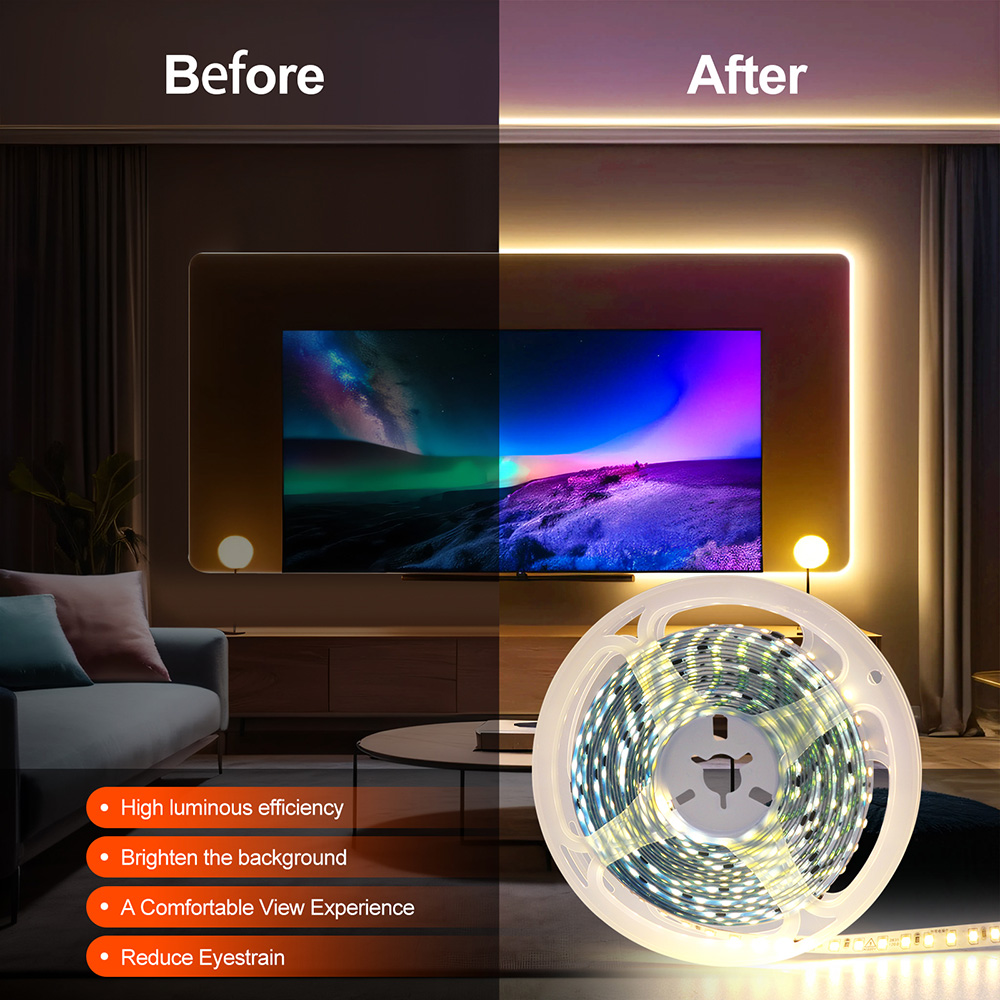 Tira de luces LED de 5m, 10m, 20m, 50m, CA 220V, 230V, 240V, IP55, 2835, 120 LED, cinta de luces de cuerda Flexible, cinta de 9 colores para decoración del hogar