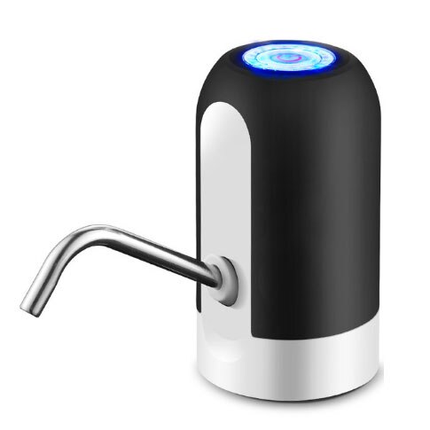 Thuis Gadgets Water Fles Pomp Mini Barreled Water Elektrische Pomp Usb Charge Automatische Draagbare: Black
