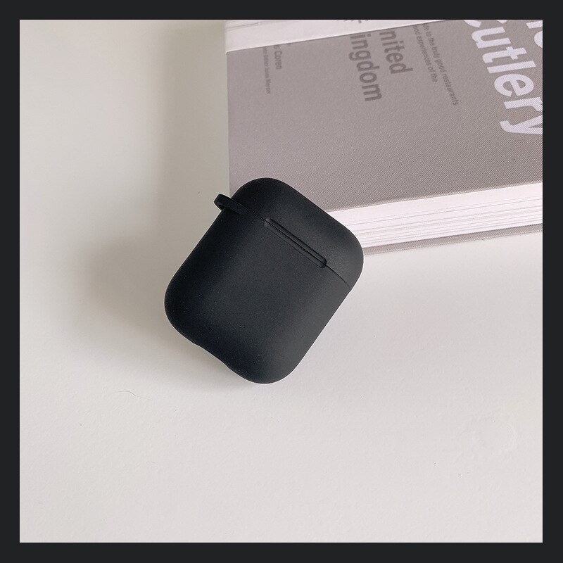Headset Case voor AirPods 1/2/Pro - Zachte TPU Siliconen Bumper - Schokbestendig & Anti-val: Voor airpods 1 2 / 7