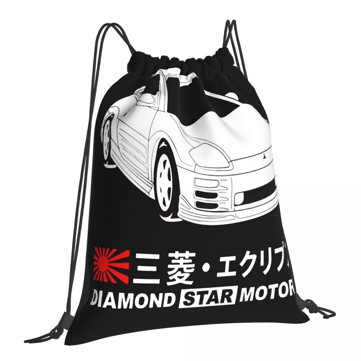 Mitsubishi-Bolsa de estilo occidental para hombre, mochila con cónico para ocio, Modelo Eclipse 3G Gt D53A 99 02, barata