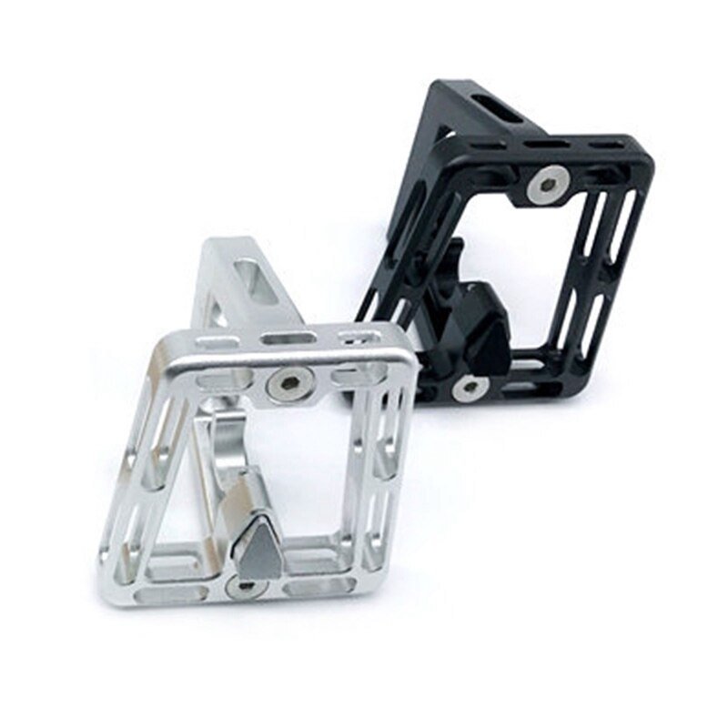 Für Brompton CNC Vorderen Träger Faltrad Tasche Halterung Träger Halfter CNC Aluminium Teil Fahrrad Zubehör Schwarz