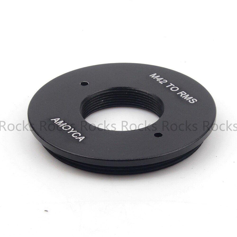Pixco rosca interior: adaptador de lente RMS (20mm) compatible con lente RMS Royal microscopía de la sociedad a M42 montaje rosca interior rms