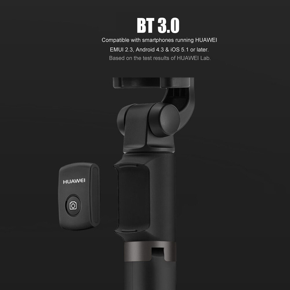 Huawei AF15 Draagbare Selfie Stok Statief Draadloze Bluetooth Afstandsbediening Reizen Monopod Handheld Voor Ios Android Telefoon